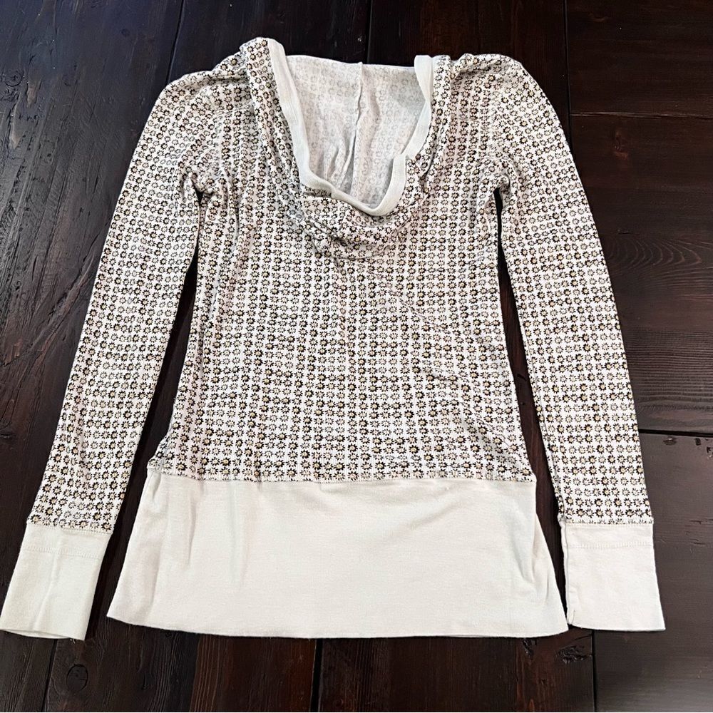 L.e.i. Hoodie Kangaroo Pockets with Lace Girls size Large. - Picture 2 of 5